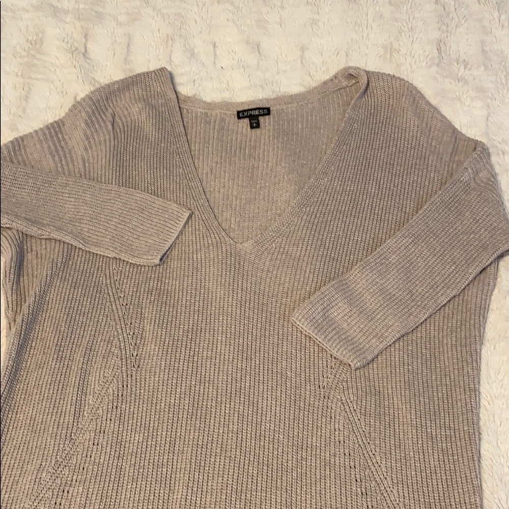 EXPRESS tunic v-neck sweater